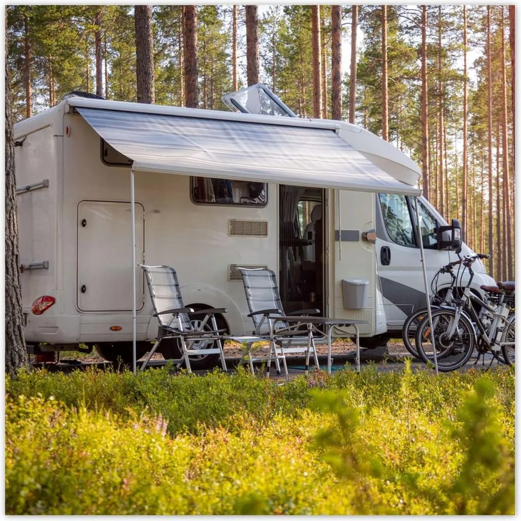 Poszterek 100x100 Lakókocsis kirándulás