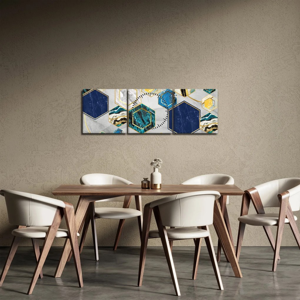 Kép - Márvány kompozíció (órával) (90x30 cm)