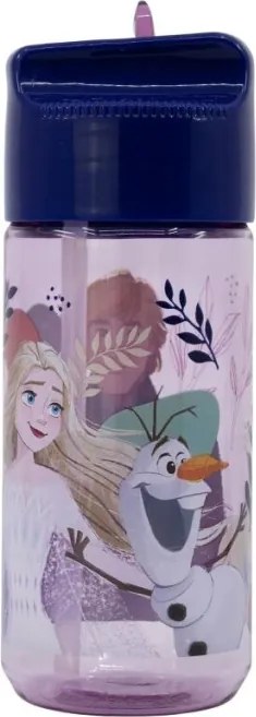 Disney Jégvarázs Journey Hydro műanyag szívószálas kulacs 430 ml