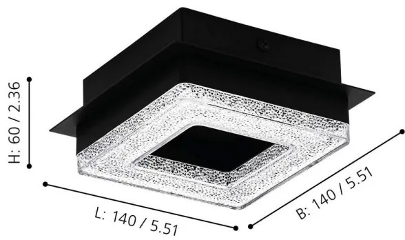 Eglo 99324 - LED Mennyezeti lámpa FRADELO 4xLED/4W/230V