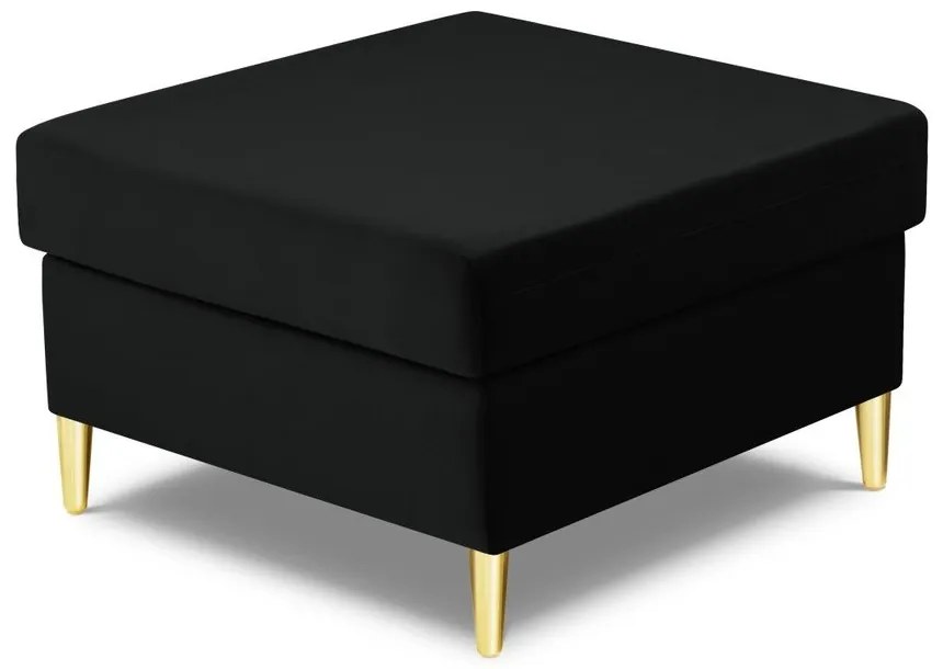 Fekete bársony lábtartó Kyoto – Cosmopolitan Design