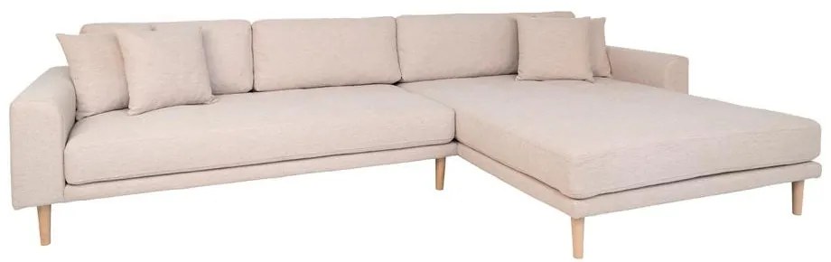 Lido jobb ottomános kanapé, 4db párnával