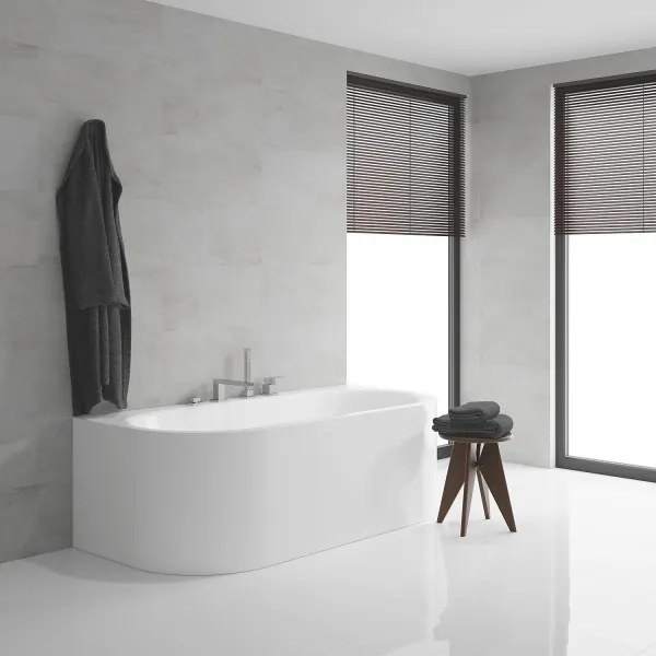 GROHE 19897001 - EUROCUBE négylyukú kádtöltő csaptelep, fényes króm