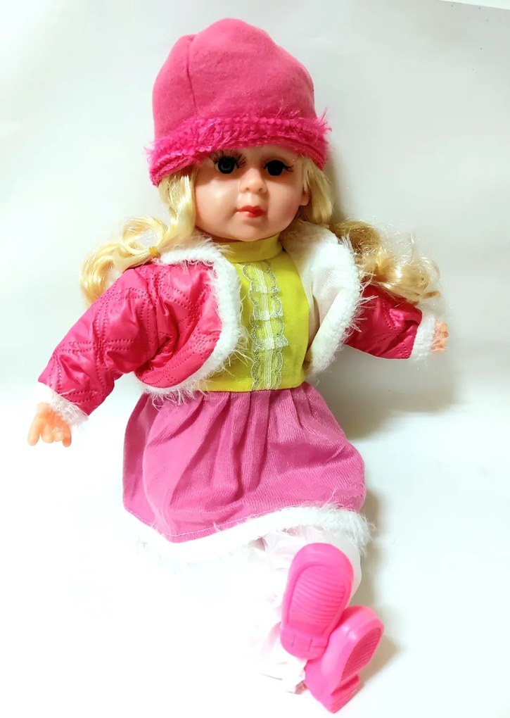 42 CM CANDY DOLL Magyar Dalokat Éneklő Kislány Baba Edukációs Játék