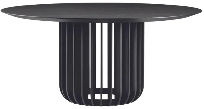 JUICE kerek asztal - Ø155 x 75 cm, fekete - Miniforms