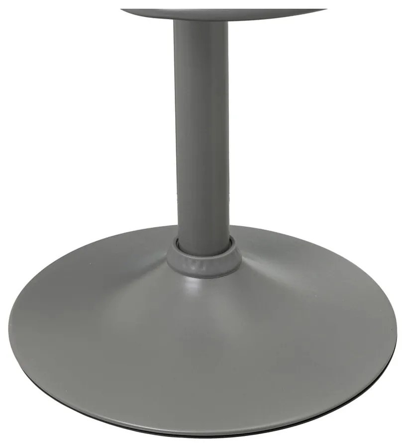 Szürke bőr utánzat állítható magasságú bárszék szett 2 db-os (ülésmagasság 56,5 cm) – Casa Selección