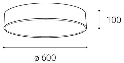 LED2 - LED Dimmelhető mennyezeti lámpa MONO LED/60W/230V 3000K/4000K fekete