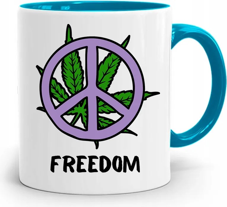 Dohányosoknak 420 Cbd Bögre Kék Ajándék fényképes nyomtatással