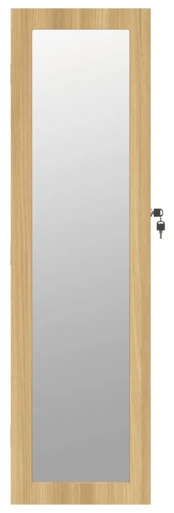 falra szerelhető tükrös ékszerszekrény 30x8,5x106 cm