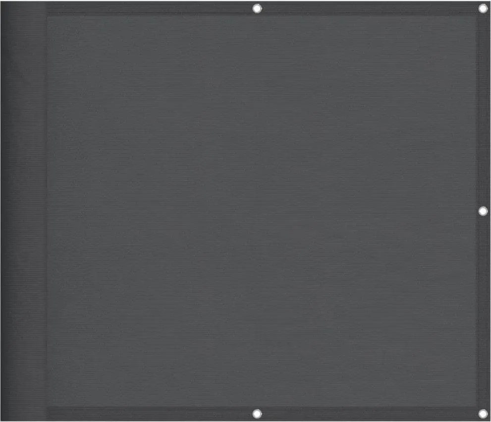 vidaXL antracitszürke 100% oxford poliészter erkélyparaván 90x1000 cm