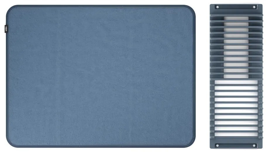 Kék textil edénycsepegtető alátét 61x46 cm Udry – Umbra
