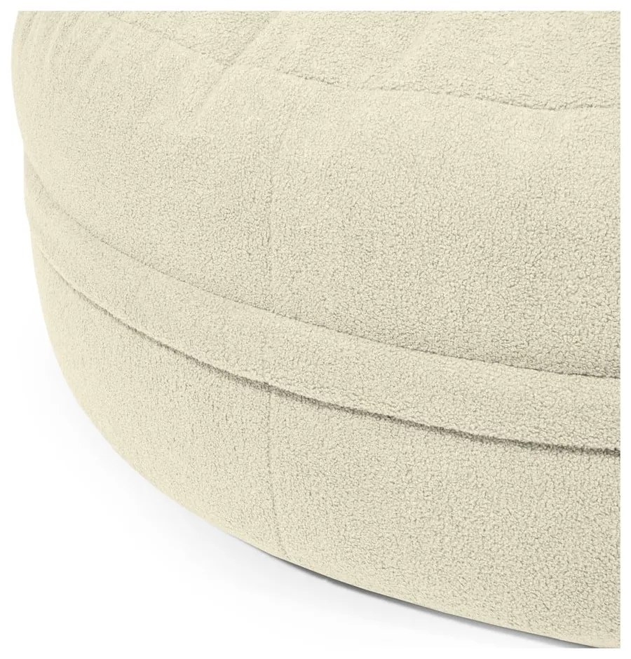 Barna buklé babzsákfotel Roll 135 – SLOWDOWN