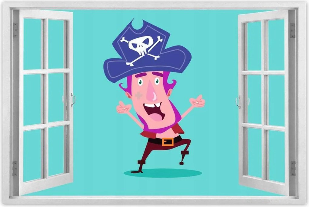 Poszterek 60x40 Vidám kalóz gyerekeknek