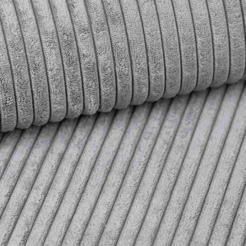 Világosszürke sarokkanapé SMART COSARO, kétoldalas + 2 párna AJÁNDÉK