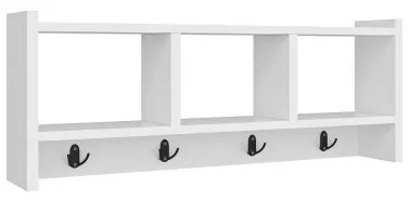 Fali akasztó STAR 35x76 cm fehér