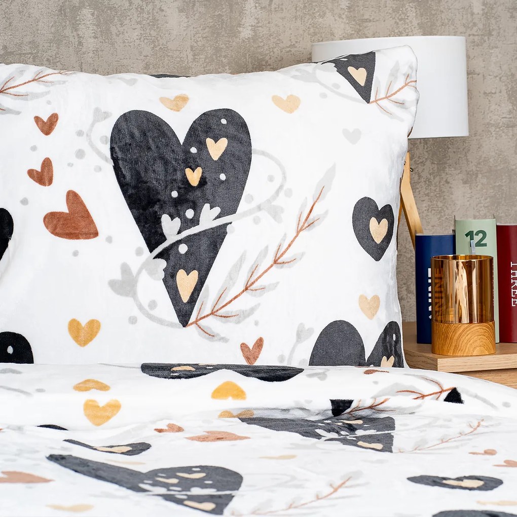 4Home Romantic mikroflanel ágyneműhuzat, 140 x 220 cm, 70 x 90 cm, 140 x 220 cm, 70 x 90 cm