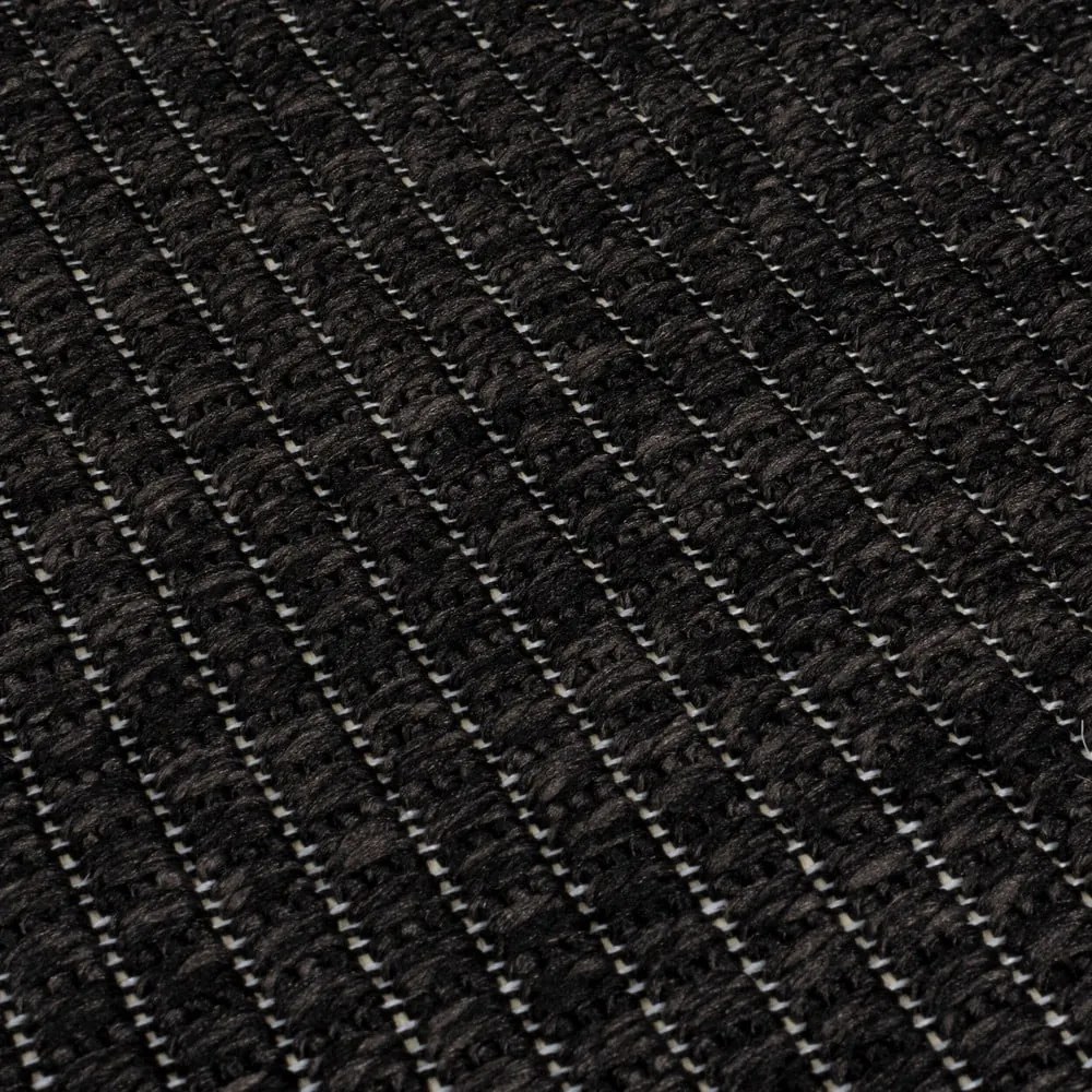Sötétszürke kültéri szőnyeg 133x170 cm Weave – Flair Rugs