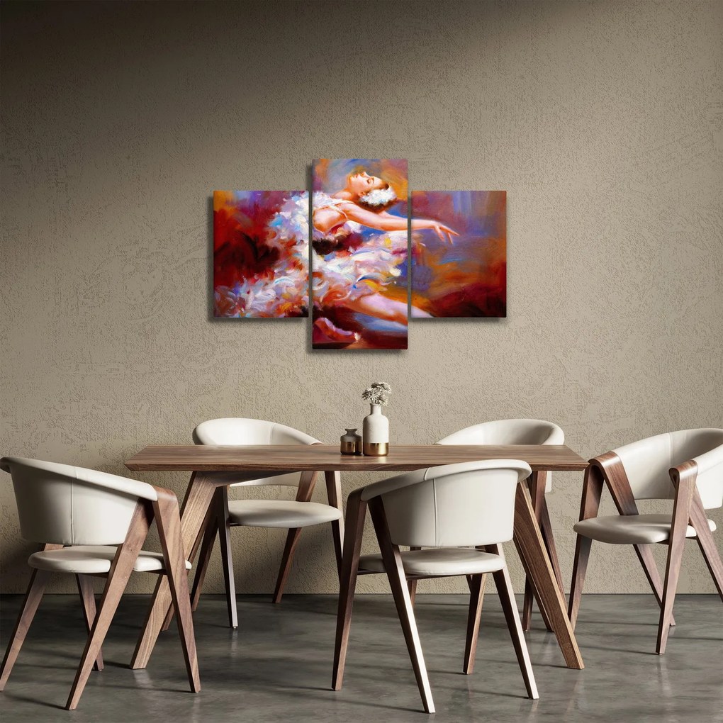 Kép - Balerina, festmény (90x60 cm)