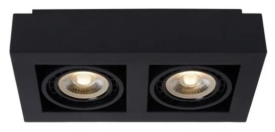 Lucide 09120/24/30 – LED Dimmelhető Spotlámpa ZEFIX 2×GU10/12W/230V Fekete
