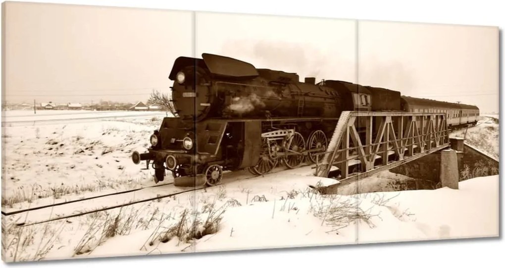Vászonkép 60x30 Gőzmozdony Ol 49-59 Wolsztyn