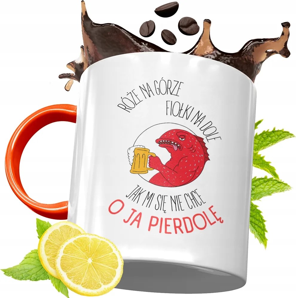 Narancssárga Bögre Vicces Ajándék