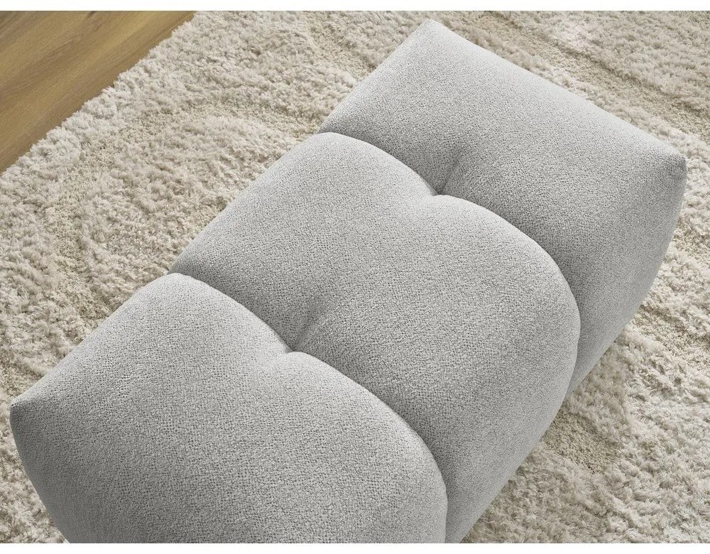 Világosszürke zsenília lábtartó Roxelane – Bobochic Paris