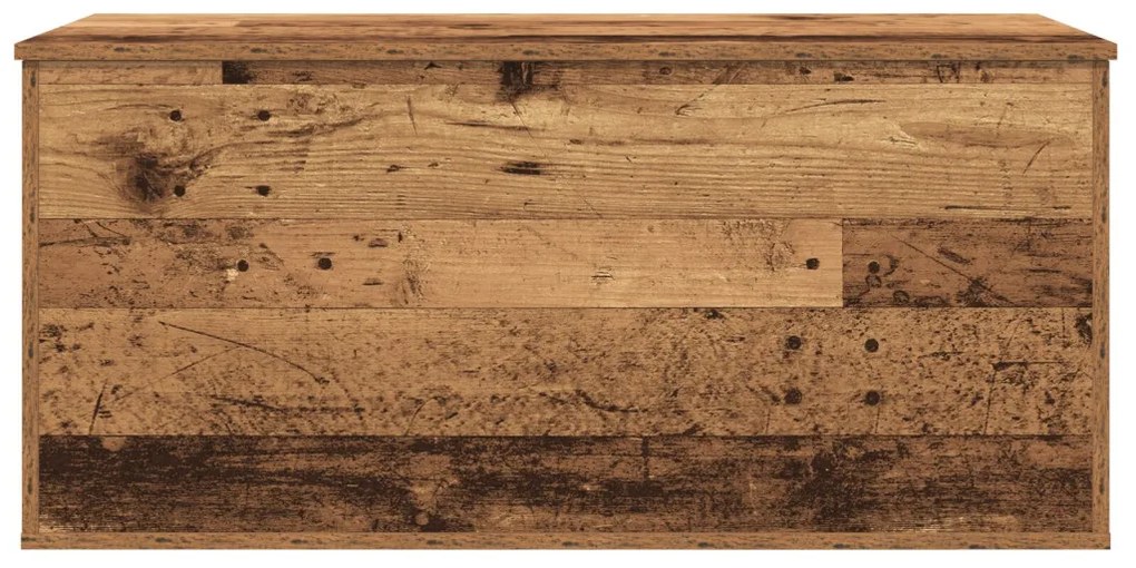 Tároló Doboz tárolóval Régi fa 100 x 42 x 46 cm Faanyag