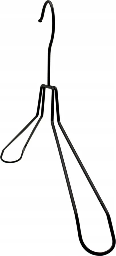 4 x fém matt fekete ruhaakasztó 41 cm Hammarby