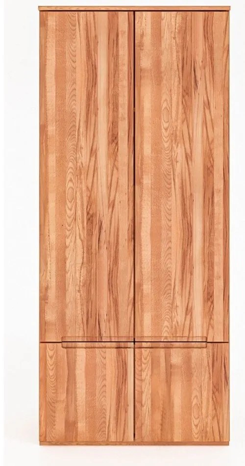 Bükkfa ruhásszekrény 90x206 cm Vento 2 - The Beds