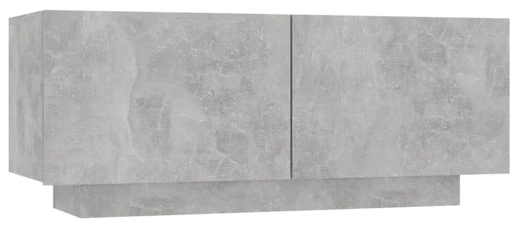Betonszürke forgácslap éjjeliszekrény 100 x 35 x 40 cm