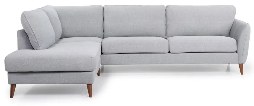 Paris világosszürke sarokkanapé, bal oldali - Scandic