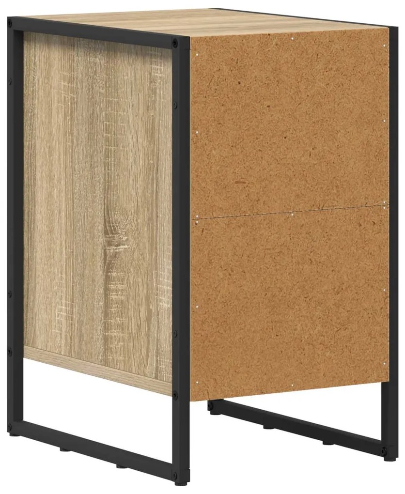 Éjjeli asztal 2 pcs Sonoma 39.5 x 30 x 50 cm Faanyag