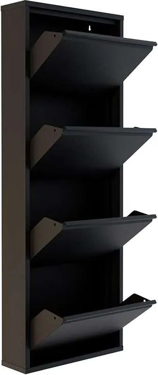 4 Piece Metal - Black