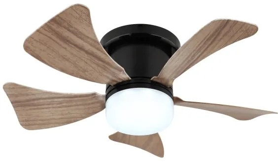 Globo 03609H - LED dimmelhető mennyezeti ventilátor HINES LED/10W/230V + távirányító barna