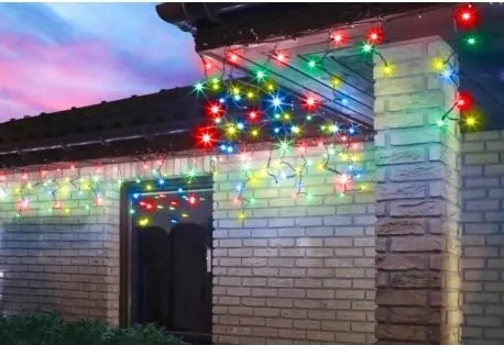 Led lámpák Bulinex 100led többszínű 4.80m függöny