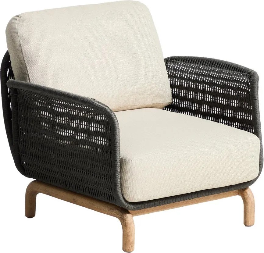 Bézs párnázott kerti fotel Alipa – Kave Home