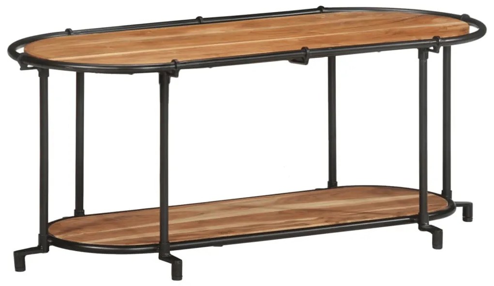 tömör akácfa TV-szekrény 100 x 42 x 40 cm
