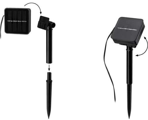 Paulmann 78896 - LED/0,3W IP44 Napelemes Szalag 3m 1,2V 1000 mAh