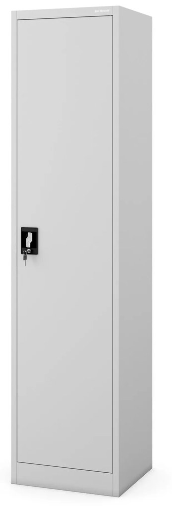 Fém iratszekrény ALEX, 450 x 1850 x 400 mm, szürke