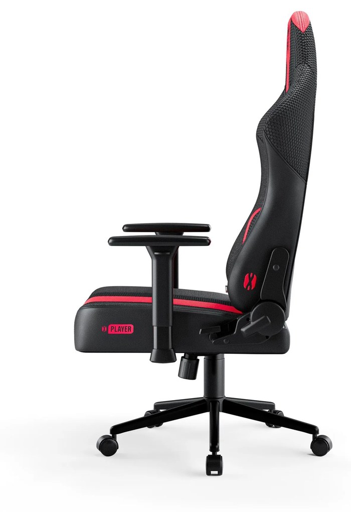 Gamer szék szövet karmazsin-antracit Small Size: Diablo X-Player 2.0