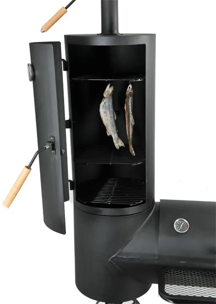 LOKOMOTIVA AVENBERG BBQ MASTER Kerti grill füstölővel
