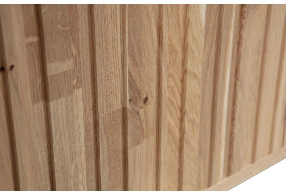 Natúr színű TV-állvány tölgyfa dekorral 150x56x44 cm Gravure – WOOOD