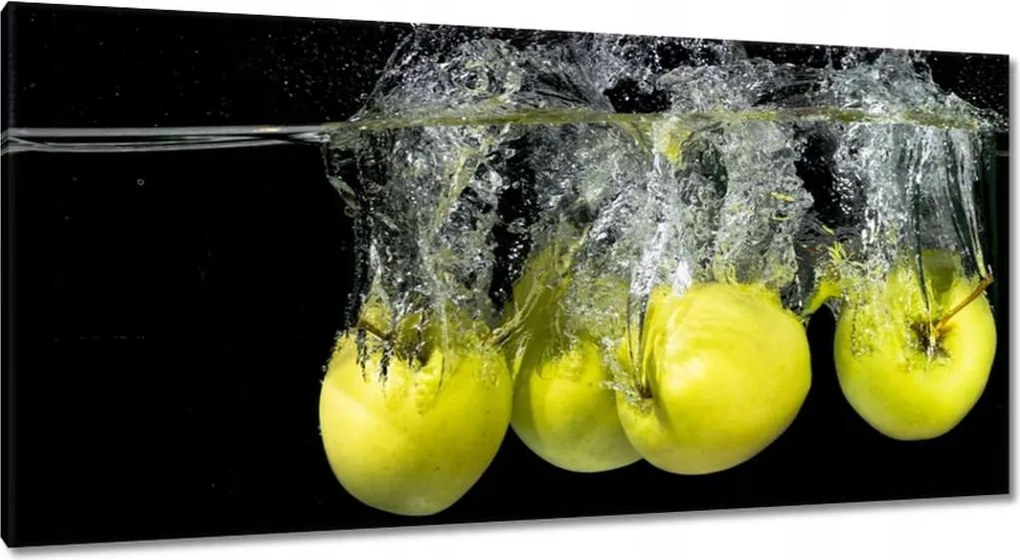 Vászonkép 115x55 Zöld alma