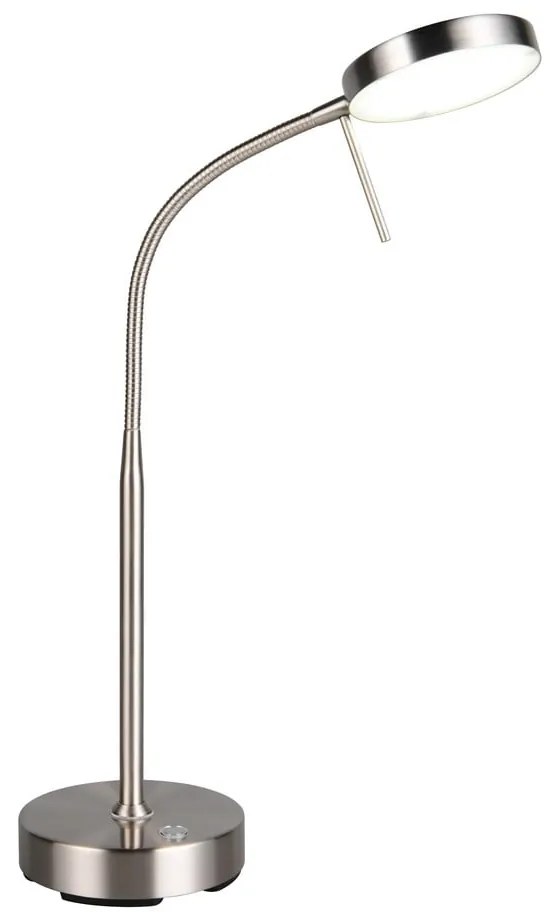 Ezüstszínű LED asztali lámpa (magasság 45 cm) Moreno – Trio