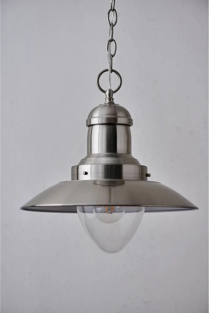 Endon klasszikus loft függeszték mendip átlátszó szatén nikkel end60799