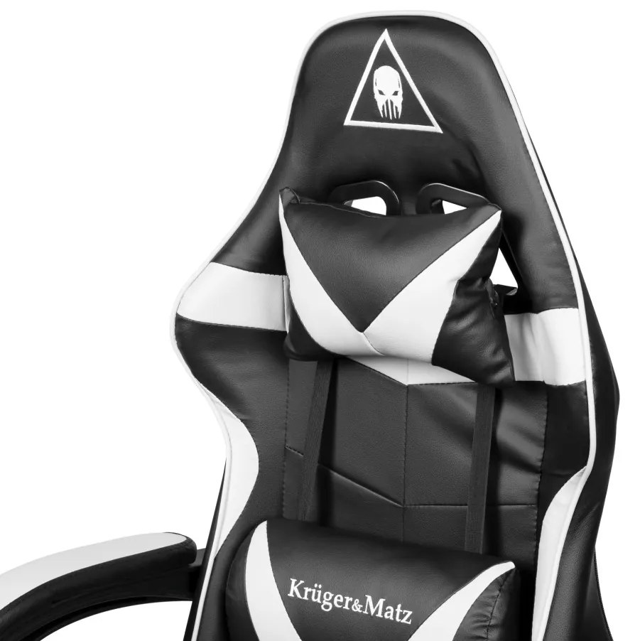Kruger&Matz GX-150 játékszék Fehér és fekete.