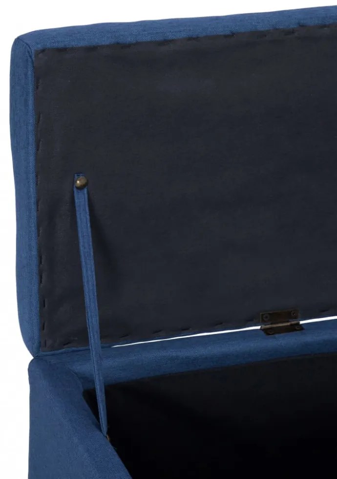 kék poliészter pad tárolórekesszel 116 cm