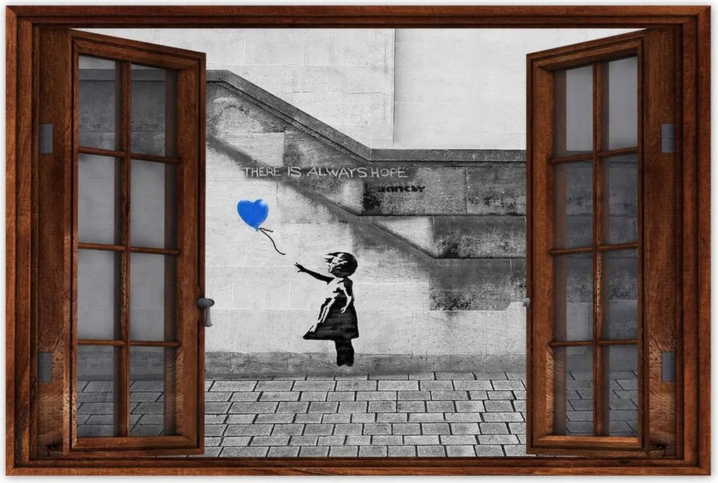 Poszterek 60x40 Banksy Always Hope Mural