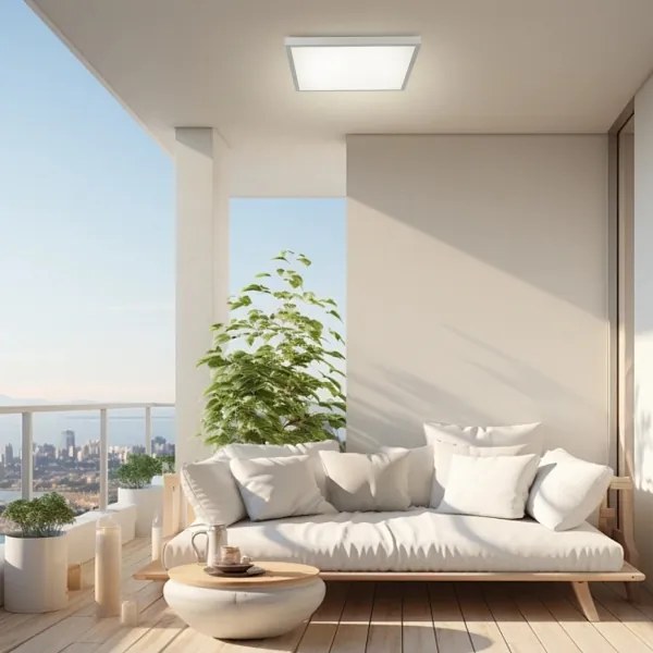 Brilagi - LED fényerőszabályozható fürdőszobai lámpatest FRAME SMART LED/50W/230V 60x60 IP44 + távirányító