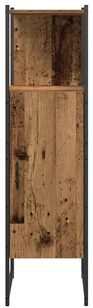 vidaXL Fürdőszoba bútor szett 4 pcs Barna 33 x 33 x 185.5 cm Faanyag